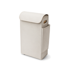 Panier à Linge Étroit avec Poche Latérale – Beige